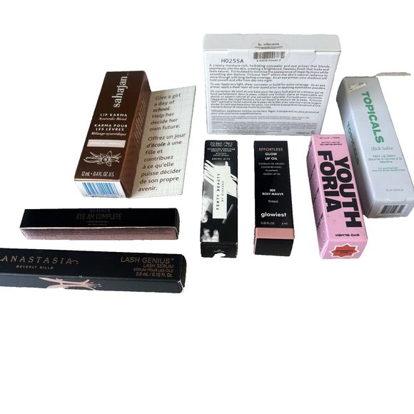 HIGH END BEAUTY MAKEUP  Bundle 8pc LOT Lash Lip Concealer Blush Brow Full Sz NEW - Picture 4 of 8